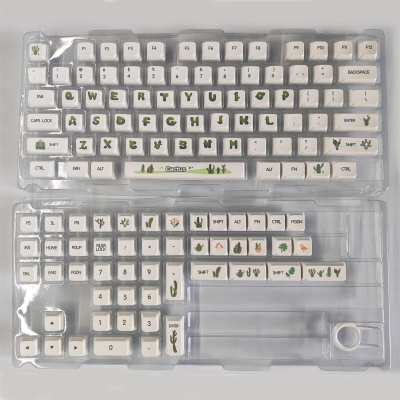 104+20 Cactus Ball PBT Dye-subbed XDA Keycap Set Cherry MX for Mechanical Gaming Keyboard